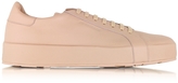 Thumbnail for your product : Jil Sander Light Pink Leather Sneaker