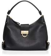 Thumbnail for your product : Ferragamo Fanisa Small Pebbled Leather Hobo