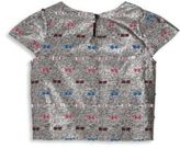 Thumbnail for your product : Milly Minis Girl's Metallic Cap Sleeve T-Shirt