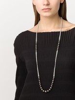 Thumbnail for your product : Yoko London Ombré Tahitian and Akoya pearl necklace