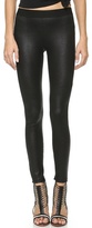 Thumbnail for your product : David Lerner x Maleficent Coated Lizard Zip Leggings
