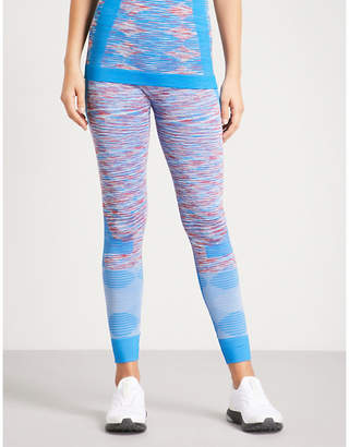 adidas by Stella McCartney Yoga Seamless Space-Dye jersey leggings -  ShopStyle Activewear