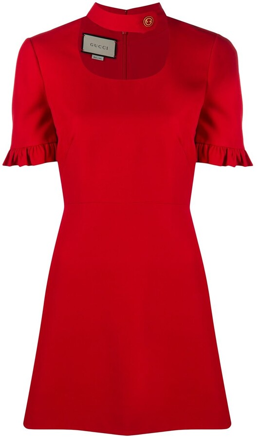 red dress gucci