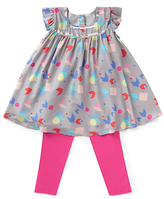 Thumbnail for your product : Marks and Spencer 2 Piece Geometric Print Tunic & Leggings Outfit (1-7 Years)