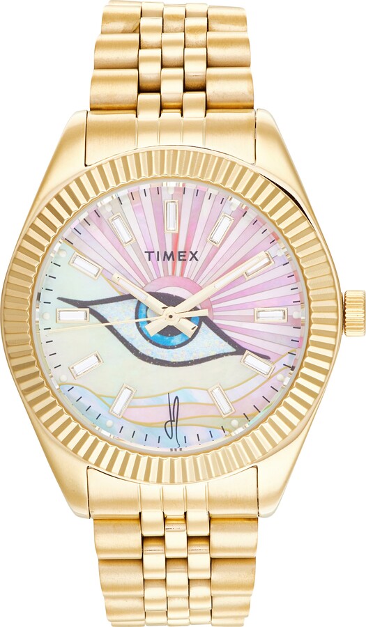 Timex x Jacquie Aiche Guiding Light Bracelet Watch 36mm