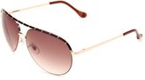 Thumbnail for your product : Jessica Simpson Women's J504 GLDBRN Aviator Sunglasses