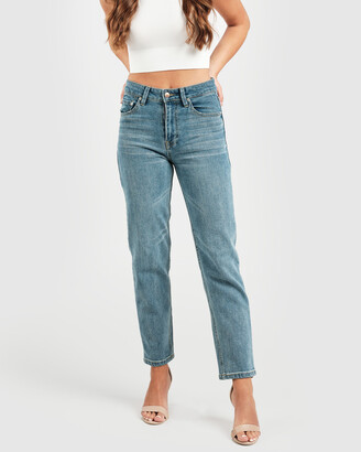 RES Denim Women's Blue Slim - Donna Hi Slim Jeans