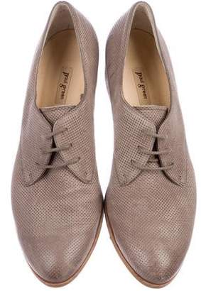 Paul Green Perforated Suede Oxfords