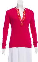 Thumbnail for your product : Tory Burch Long Sleeve Knit Top