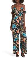Thumbnail for your product : Band of Gypsies Peony Print Jumpsuit