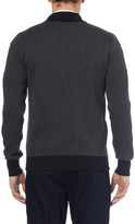 Thumbnail for your product : Alexander McQueen Woven Cotton and Cashmere-Blend Cardigan