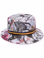 Thumbnail for your product : K-WAY R&D Abstract-Print Bucket Hat