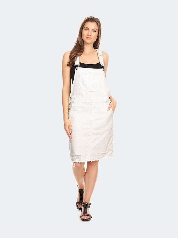 White Overall Dress | Shop The Largest Collection | ShopStyle