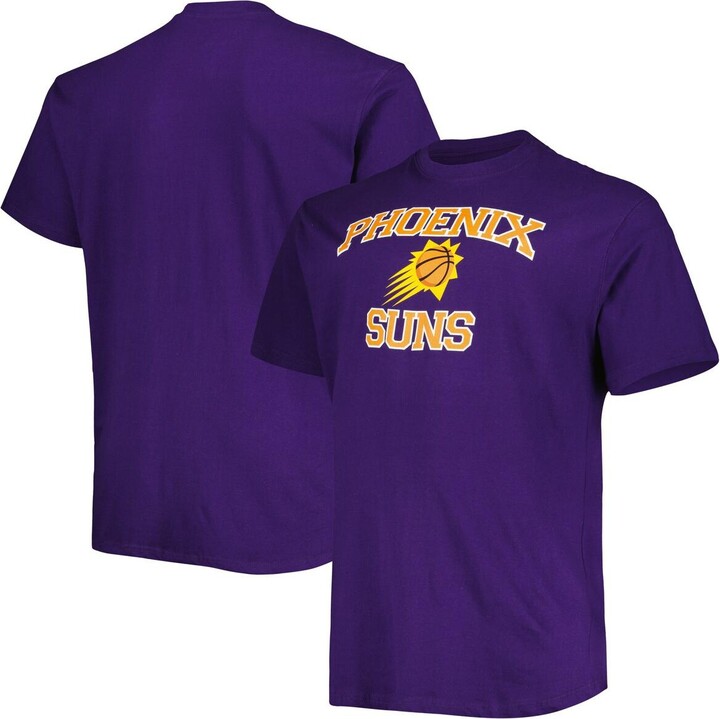 Profile Men's Purple Phoenix Suns Big and Tall Heart and Soul T-shirt