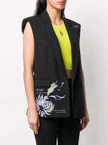 Thumbnail for your product : Marcelo Burlon County of Milan Flower Shipping sleeveless blazer