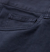 Thumbnail for your product : Canali Regular-Fit Garment-Dyed Stretch-Cotton Jeans
