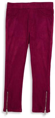 7 For All Mankind Girl's Zip Cuff Pants