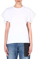 Thumbnail for your product : McQ Pleated-shoulder cotton t-shirt