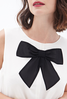 Thumbnail for your product : LOVE21 LOVE 21 Zippered Bow-Front Top