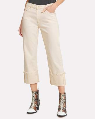 Mother Act Natural Dusty Cuff Jeans