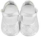 Thumbnail for your product : Christian Dior Baby embroidered ballerinas