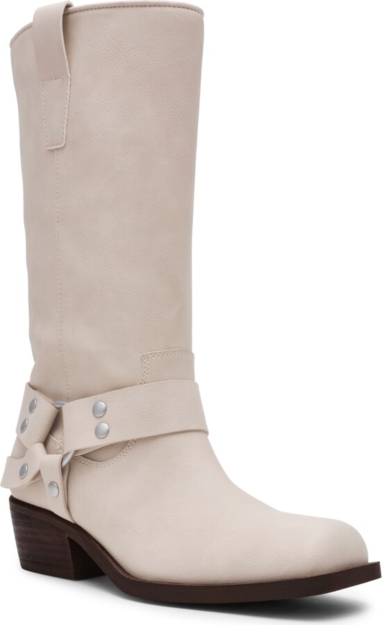 DV by Dolce Vita Women's Tanzy Tall Harness Moto Engineer Boots