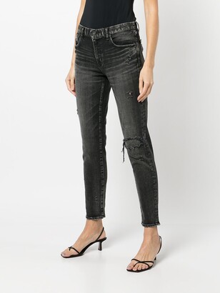Moussy Vintage Lenwood skinny distressed jeans
