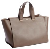 Thumbnail for your product : Armani 746 Armani taupe textured leather shopper tote