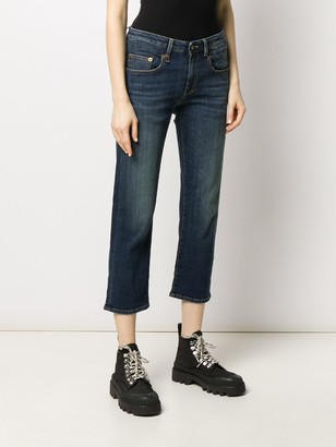 R 13 Boy mid-rise straight jeans