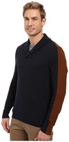 Thumbnail for your product : Perry Ellis Color Block Shawl Collar Pullover