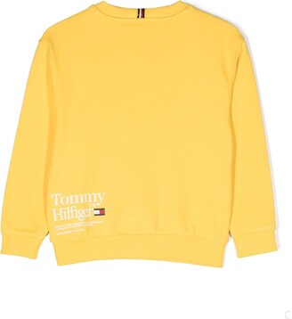 Tommy Hilfiger Junior Logo-Print Detail Sweatshirt
