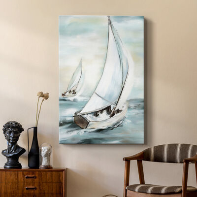 Breakwater Bay NAUTICAL Series LII -Custom Wrapped Gallery Cavas