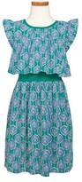 Thumbnail for your product : Tea Collection 'Peacock' Print Dress (Toddler Girls)