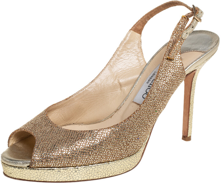 slingback heels peep toe