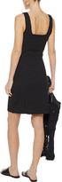Thumbnail for your product : Solid & Striped Floral-appliqued Ribbed-knit Mini Dress