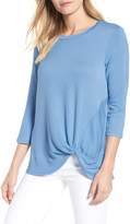 Thumbnail for your product : Bobeau Lightweight Twist Hem Top