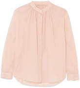Jil Sander - Gathered Cotton-organza Shirt - Pink