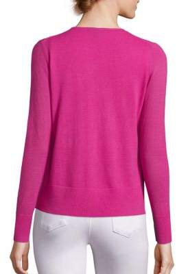 Saks Fifth Avenue COLLECTION Cashmere Roundneck Cardigan