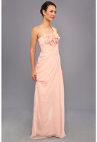 Thumbnail for your product : Adrianna Papell Long Irri Chiffon Rosette One Shoulder (Bridesmaid)