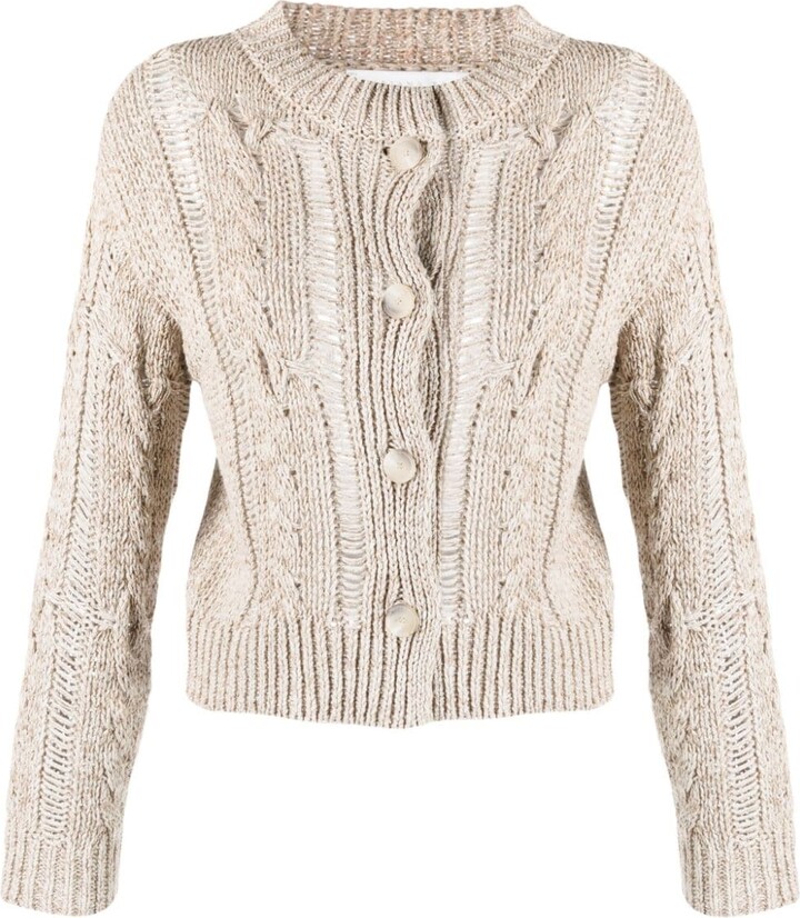 Long Cable Knit Cardigan Sweater | Shop the world's largest 