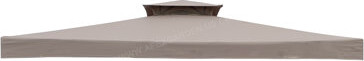 APEX GARDEN Replacement Canopy Top for 10' x 12' Monterey Gazebo