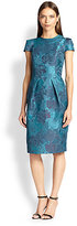 Thumbnail for your product : Carmen Marc Valvo Floral Jacquard Dress