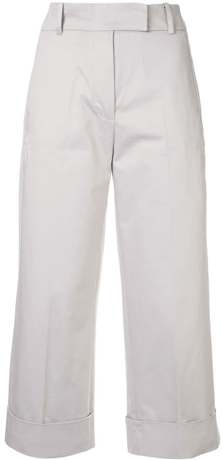 Silvia Tcherassi Beatrice cropped trousers - ShopStyle