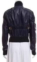 Thumbnail for your product : Gucci Long Sleeve Leather Jacket