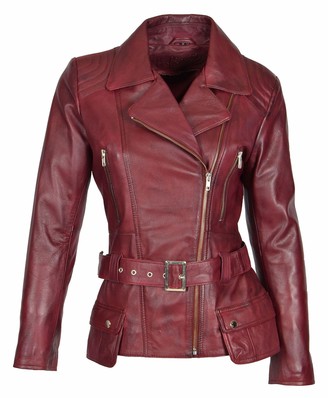 Burgundy Leather Jacket | Shop the world’s largest collection of ...