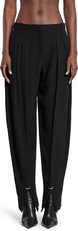 Thierry Mugler Pierced Loose Tailored Trousers