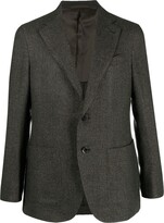 Thumbnail for your product : Caruso Single-Breasted Wool-Linen Blazer