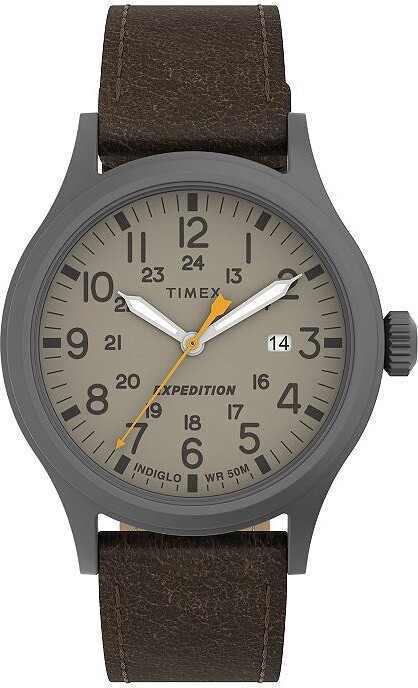 Timex Expedition Scout Men's Leather Strap Watch - TW4B23100JT