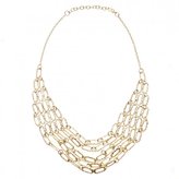 Thumbnail for your product : Oliver Bonas Sebrina Hammered Geo Necklace