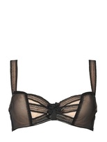 Thumbnail for your product : Chantal Thomass Leavers Lace & Tulle Underwire Bra